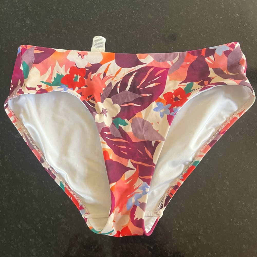 Athleta XS Floral Bikini Bottoms